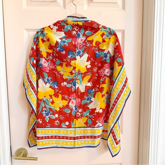 Adolfo Accessories - Vintage silk Adolfo scarf